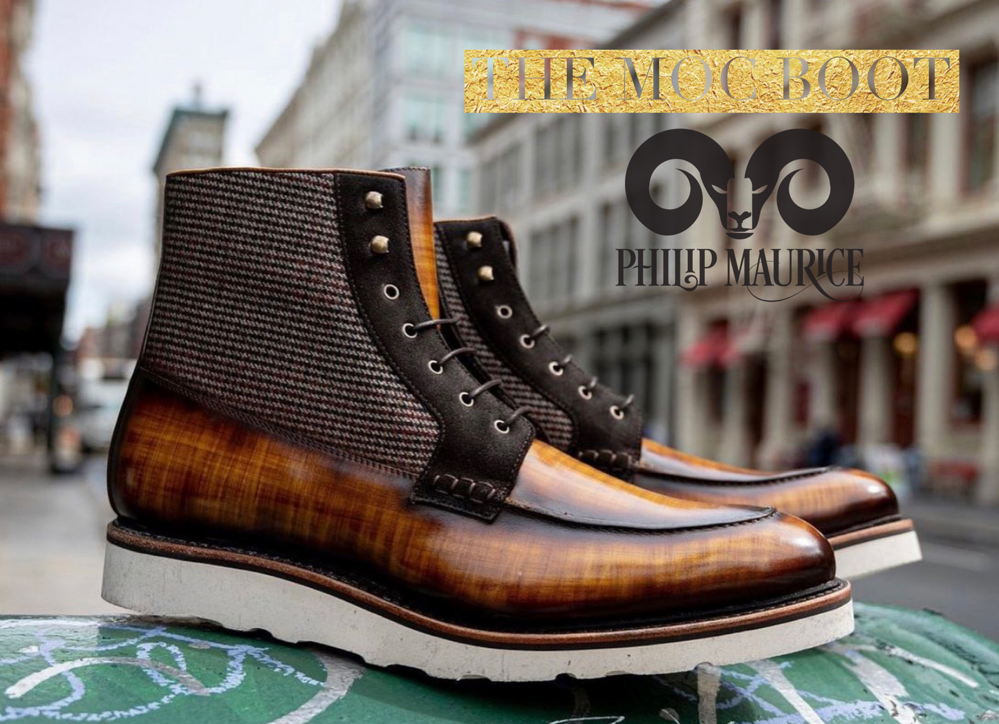 Custom Moc Boot with Papiro Patina